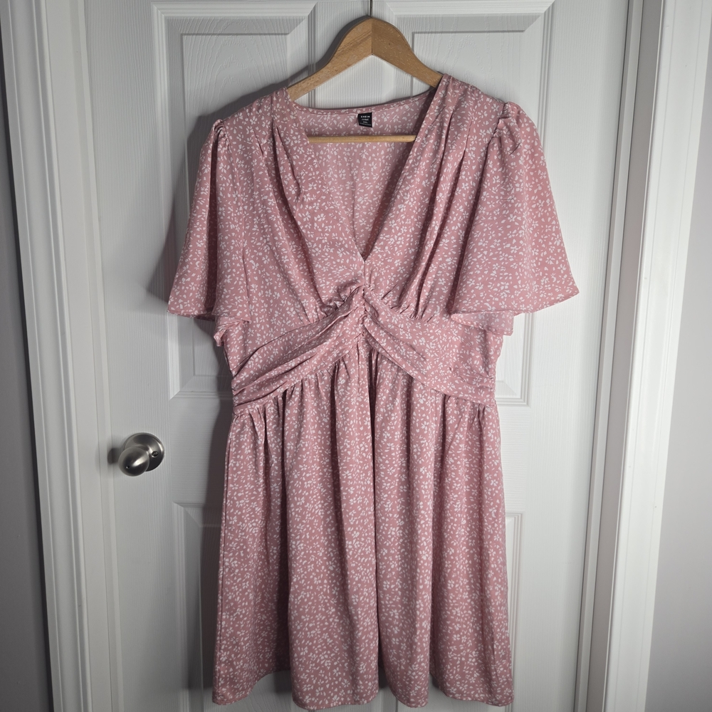 Pink Floral Women's Dress